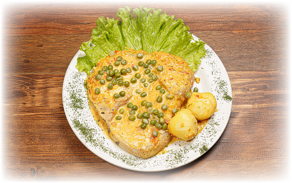 Bagre en salsa Criolla